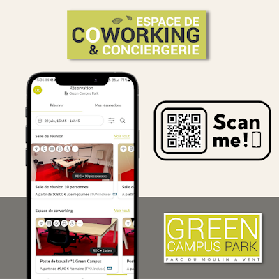 Espace de coworking GreenCampus Park