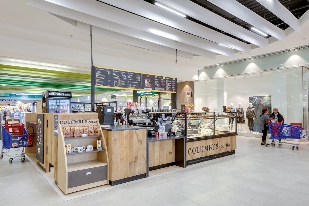 Columbus Café - Crêches-sur-Saône, Centre commercial Carrefour Les Bouchardes